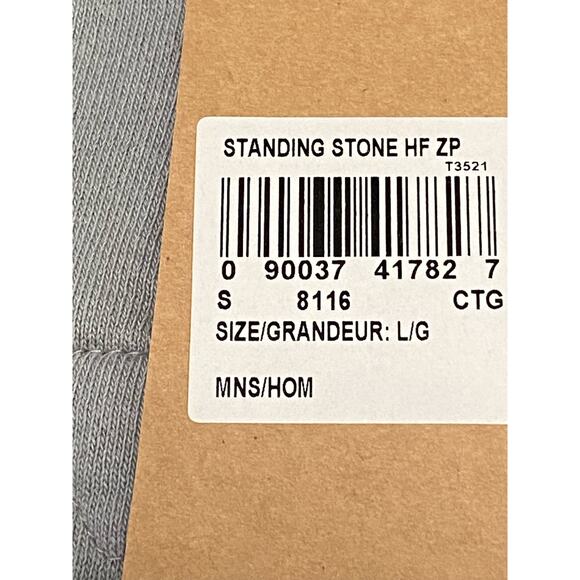 New Woolrich Mens Standing Stone Half Zip Arm Pocket Sweater Size Large Outdoor - Picture 4 of 8